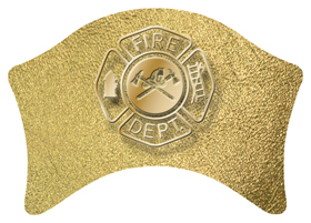 DABAN-418-SH-GD Fire Department Shimmer Gold Background